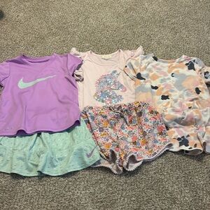 Lot of 3 Girls Outfits Sz 6